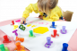 Preview: Moosgummi-Stempel ""Kleinbuchstaben - Bunt"", 30 Teile""